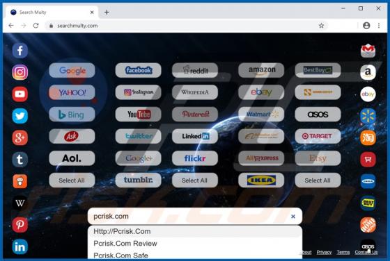Porywacz przeglądarki Multy App