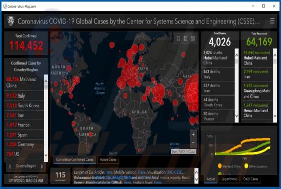 Trojan Corona-Virus-Map.com