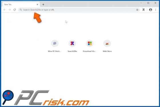 Porywacz przeglądarki SearchZilla