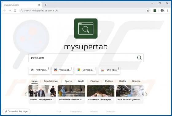 Przekierowanie mysupertab.com