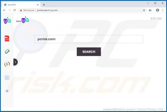 Porywacz przeglądarki SearchYA