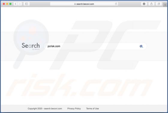 Przekierowanie search.becovi.com (Mac)