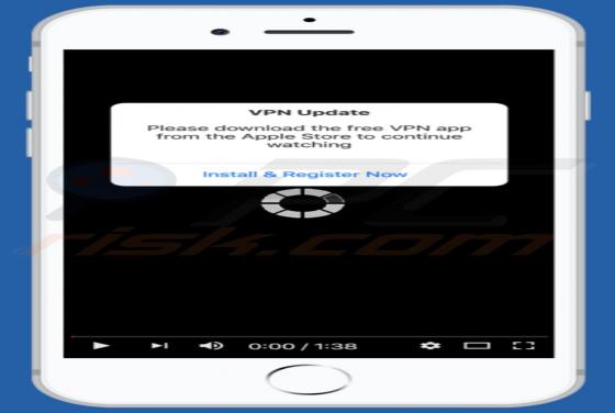 Oszustwo POP-UP VPN Update (Mac)