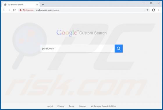 Przekierowanie mybrowser-search.com
