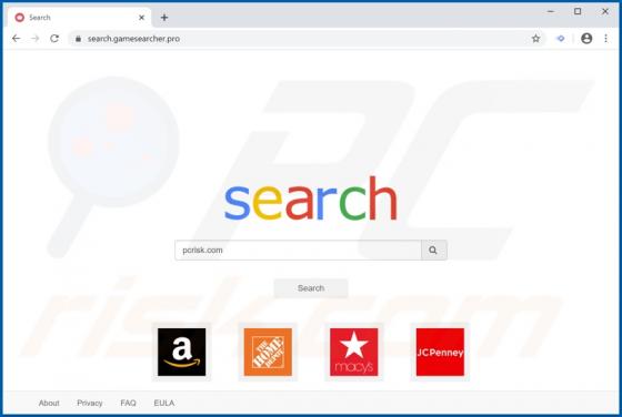Porywacz przeglądarki Game Searcher PRO